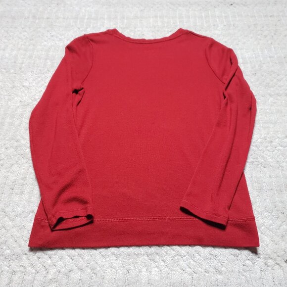 Cat & Jack Heart Graphic Long Sleeve Top Size M 7/8 - Picture 5 of 8